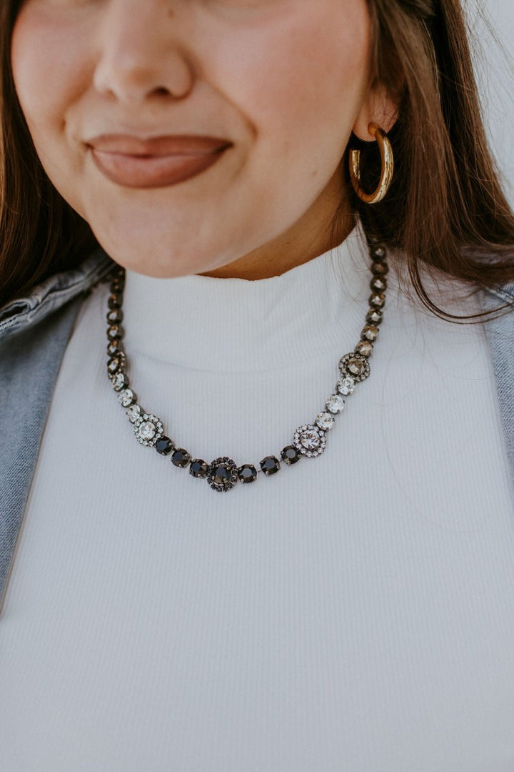 Tova Milly Necklace in Medium Gunmetal - Macoma Boutique310 Accessories/Jewelry