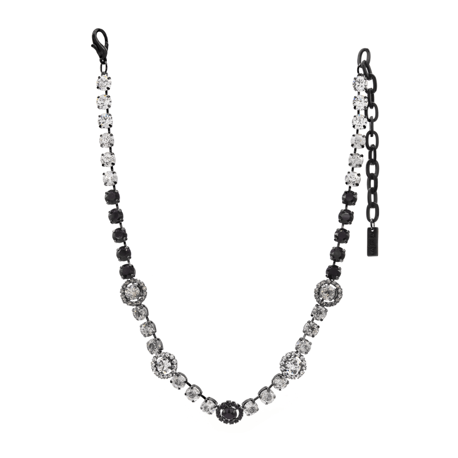 Tova Milly Necklace in Medium Gunmetal