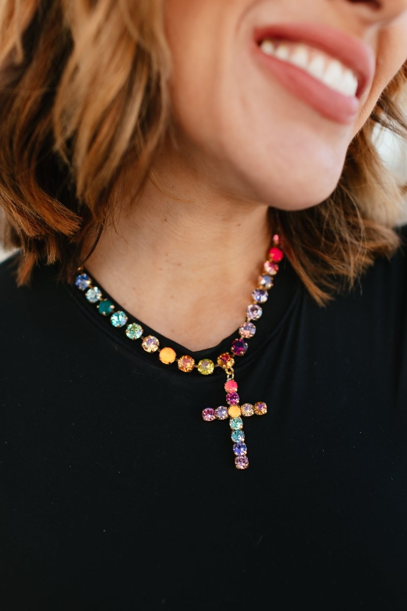 Tova Mini Donatella Necklace in Watermelon