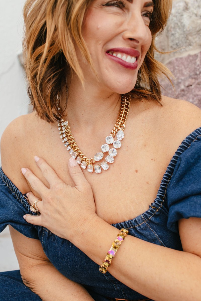 Tova Mini Keira Cuff In Dark Jonquil Starlight - Macoma Boutique310 Accessories/Jewelry