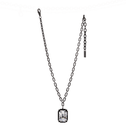 Tova Mini Soleil Necklace in Gunmetal / Clear Crystal - Macoma Boutique310 Accessories/Jewelry