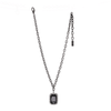 Tova Mini Soleil Necklace in Gunmetal Jet Crystal - Macoma Boutique310 Accessories/Jewelry