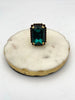 Tova Mini Soleil Ring with Trim in Emerald - Macoma Boutique310 Accessories/Jewelry