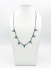 Tova Multi Cross Necklace in Antique Silver Turquoise - Macoma Boutique310 Accessories/Jewelry