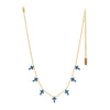 Tova Multi Cross Necklace In Capri Blue - Macoma Boutique310 Accessories/Jewelry
