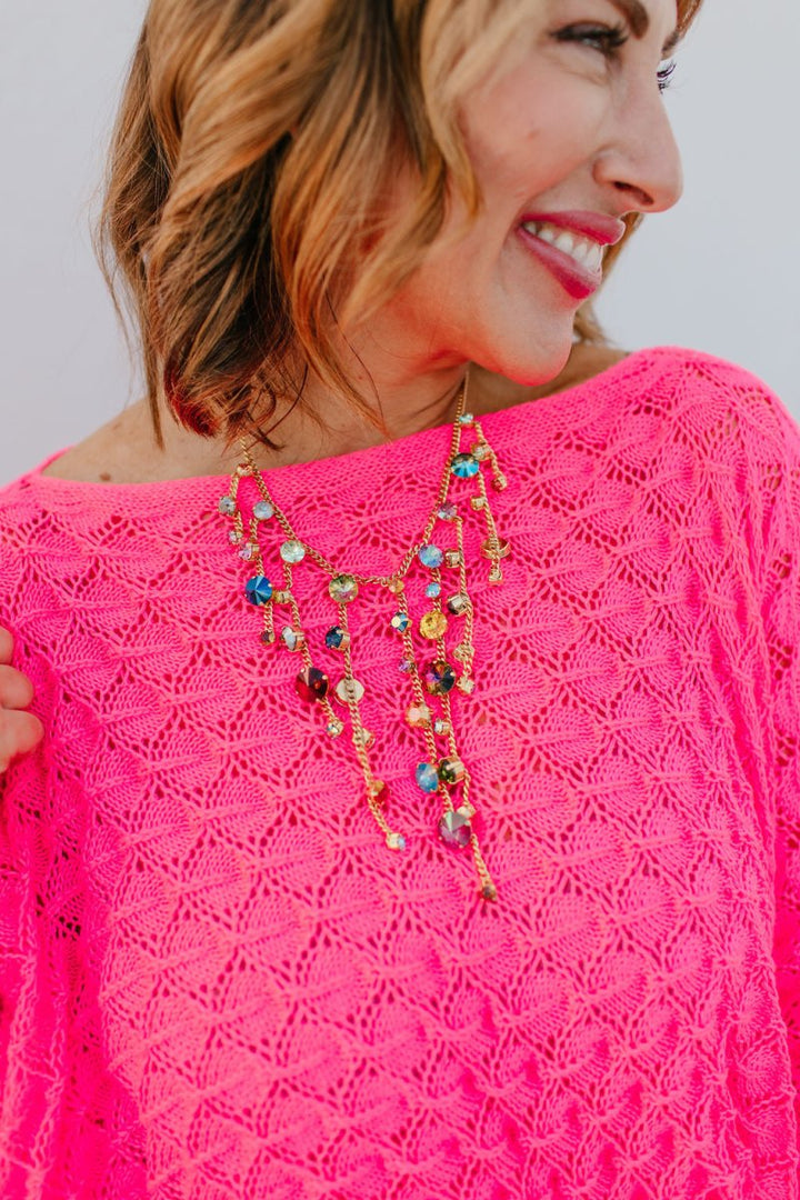 Tova New Ella Necklace In Midnight Express - Macoma Boutique310 Accessories/Jewelry