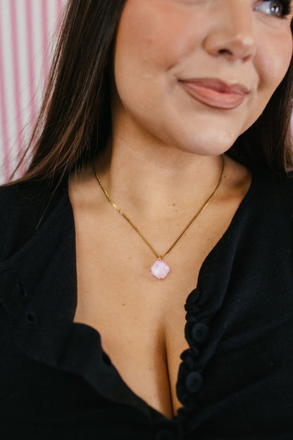 Tova Nikki Necklace In Ultra Petal Pink - Macoma Boutique310 Accessories/Jewelry