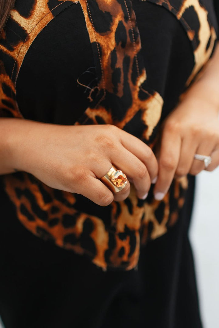 Tova Nikki Ring In Chilli Pepper - Macoma Boutique310 Accessories/Jewelry