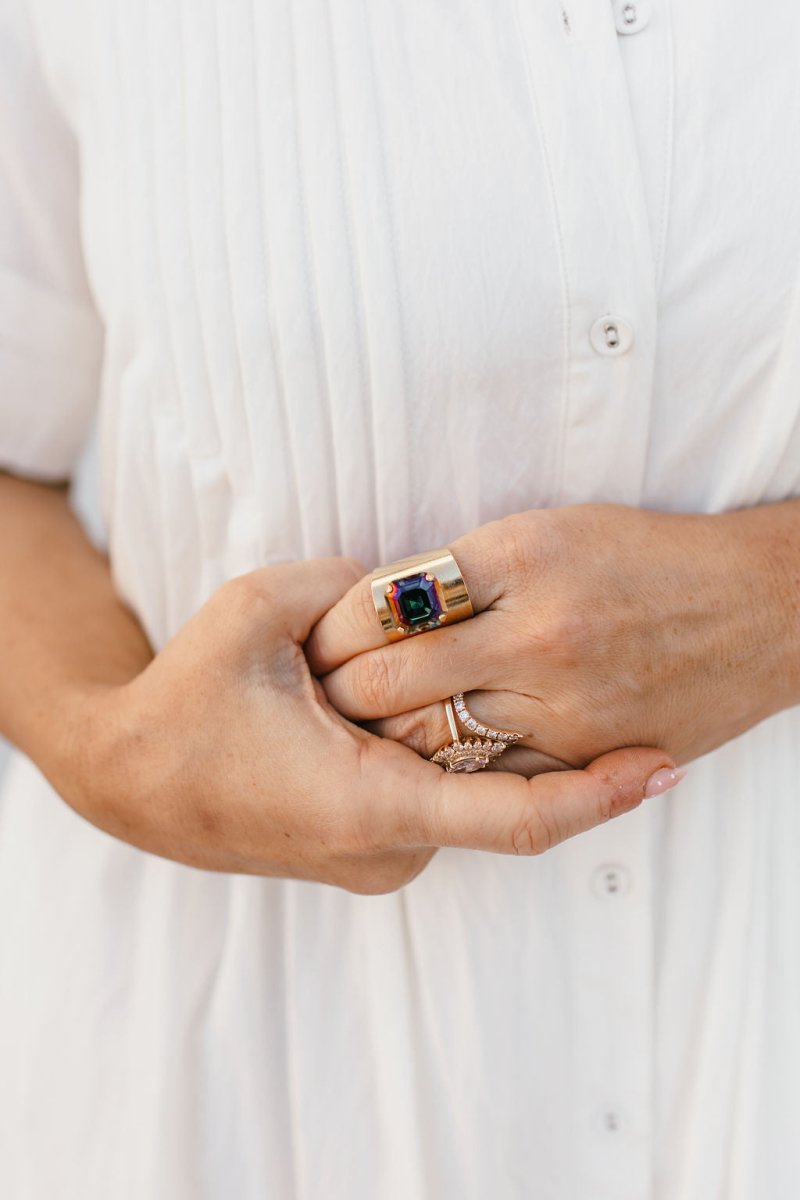 Tova Nikki Ring in Montana Lemon - Macoma Boutique310 Accessories/Jewelry