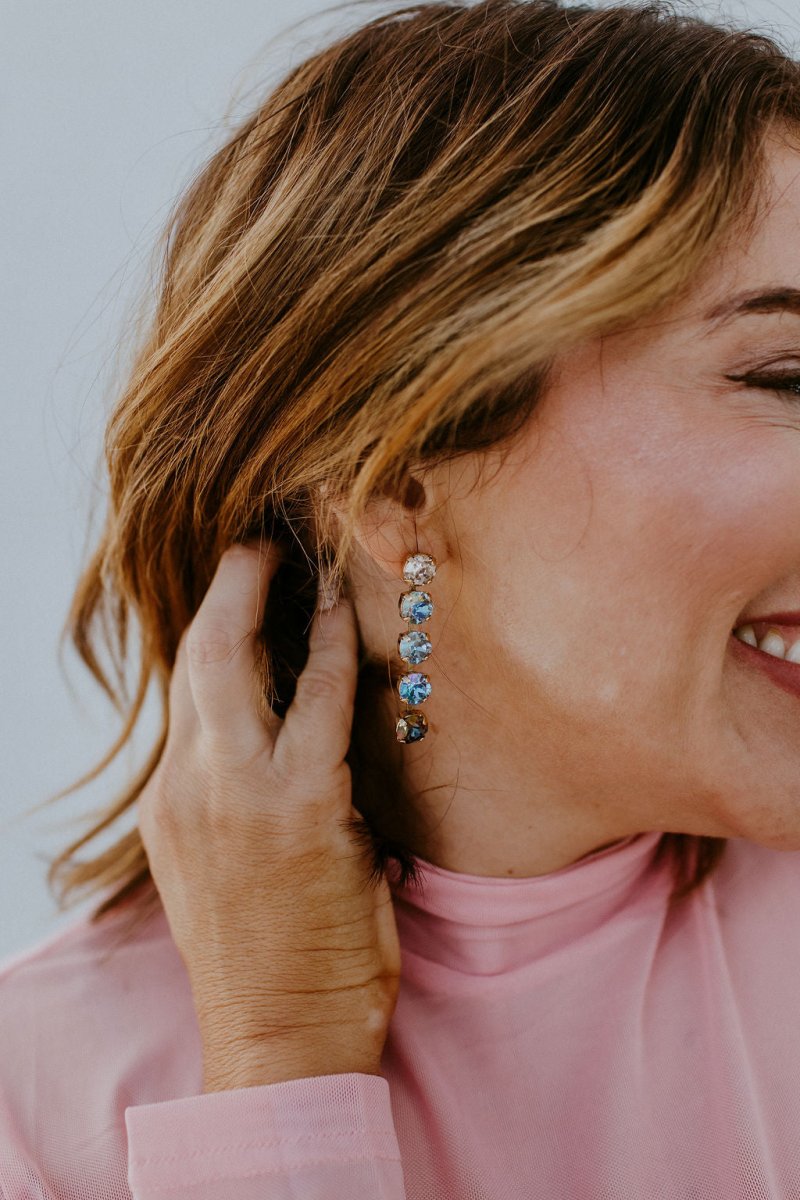 Tova Oakland Drops in Midinight Express - Macoma Boutique310 Accessories/Jewelry