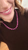 Tova Oakland Necklace In Antique Gold Fuchsia Matt - Macoma Boutique310 Accessories/Jewelry