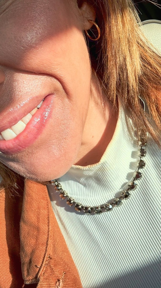 Tova Oakland Necklace in Antique Silver/Bronze Shade - Macoma Boutique310 Accessories/Jewelry