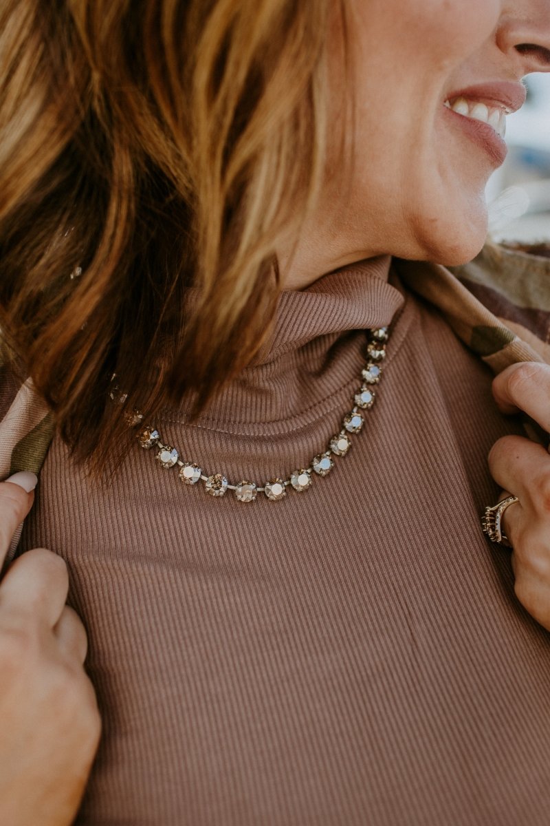 Tova Oakland Necklace in Antique Silver/Bronze Shade - Macoma Boutique310 Accessories/Jewelry