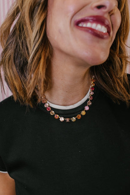 Tova Oakland Necklace In Candy Glam Blush - Macoma Boutique310 Accessories/Jewelry