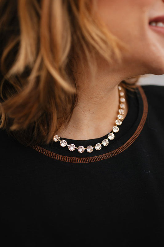 Tova Oakland Necklace In Caramel - Macoma Boutique310 Accessories/Jewelry