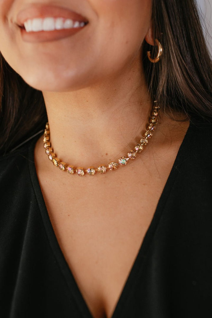 Tova Oakland Necklace in Light Rose Peach Unfoiled - Macoma Boutique310 Accessories/Jewelry