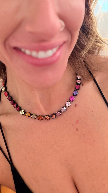 Tova Oakland Necklace In Smutt Flamingo Mix - Macoma Boutique310 Accessories/Jewelry