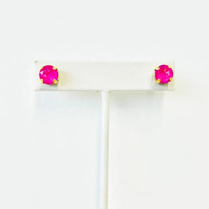 Tova Oakland Studs In Fairy Dust Ultra Fuchsia - Macoma Boutique310 Accessories/Jewelry