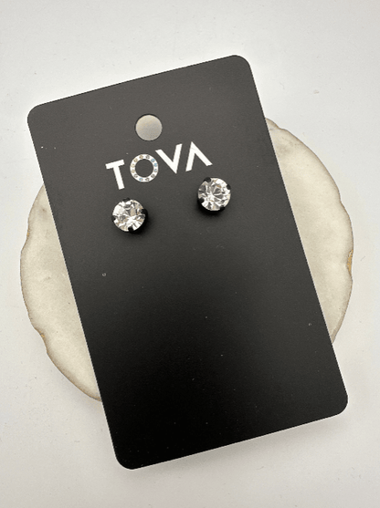 Tova Oakland Studs In Smutt Clear - Macoma Boutique310 Accessories/Jewelry