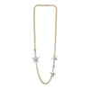 Tova Oklahoma City Stars Necklace Silver Stars with Gold Base - Macoma Boutique310 Accessories/Jewelry