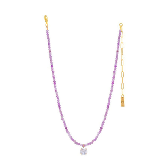 Tova Paige Necklace in Lilac - Macoma Boutique310 Accessories/Jewelry