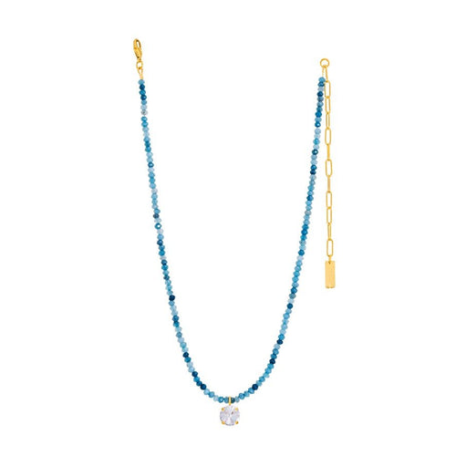 Tova Paige Necklace in Teal - Macoma Boutique310 Accessories/Jewelry