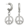 Tova Peace Be With You Earrings in Antique Silver - Macoma Boutique310 Accessories/Jewelry