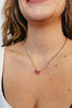 Tova Rhys Rectangle Necklace in Rose - Macoma Boutique310 Accessories/Jewelry