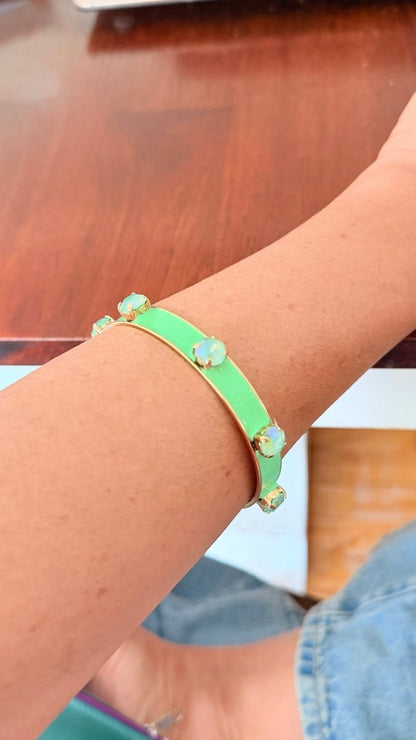 Tova Sammy Bangle In Pippamint - Macoma Boutique310 Accessories/Jewelry