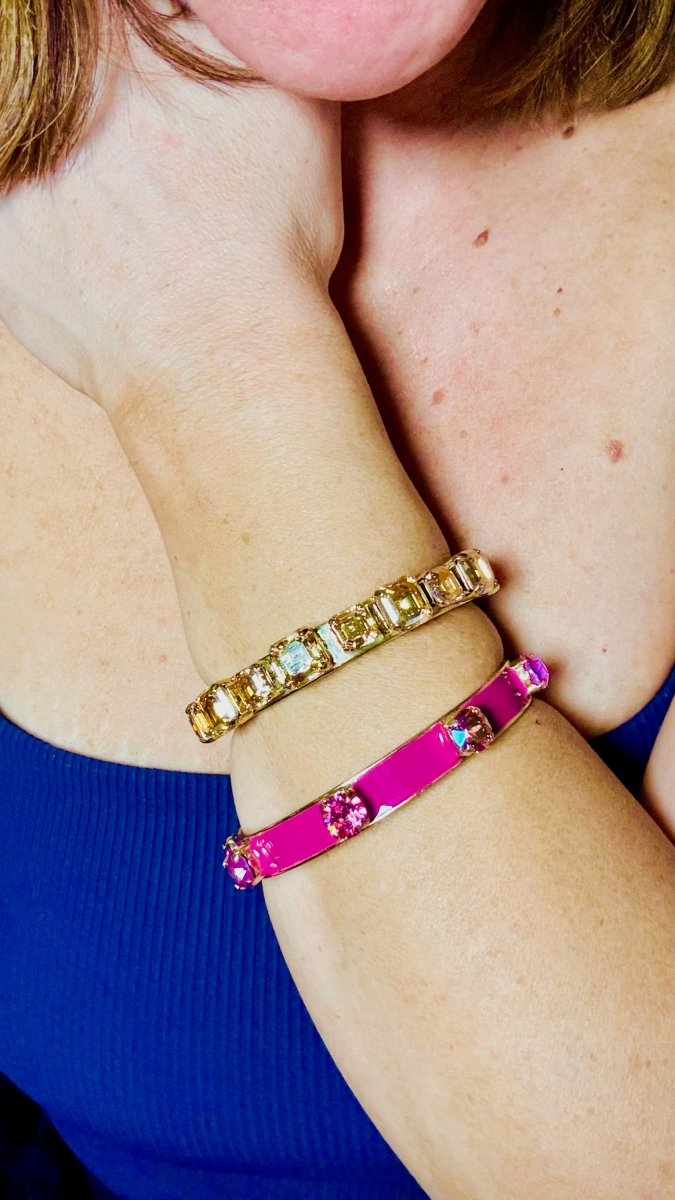 Tova Sammy Bangle In Rose - Macoma Boutique310 Accessories/Jewelry