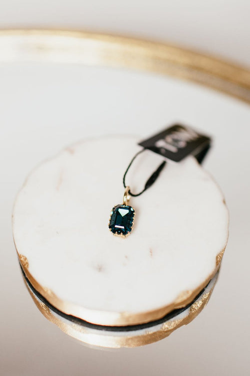 Tova San Antonio Pendants - Medium Rectangle Montana - Macoma Boutique310 Accessories/Jewelry