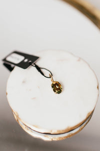Tova San Antonio Pendants - Oval Peridot Brandy