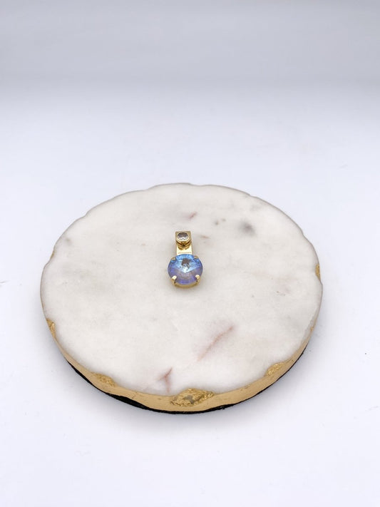 Tova San Antonio Pendants - Round Serene Gray Delite - Macoma Boutique310 Accessories/Jewelry