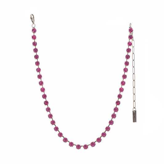 Tova Sarina Necklace in Antique Silver / Dark Rose - Macoma Boutique310 Accessories/Jewelry