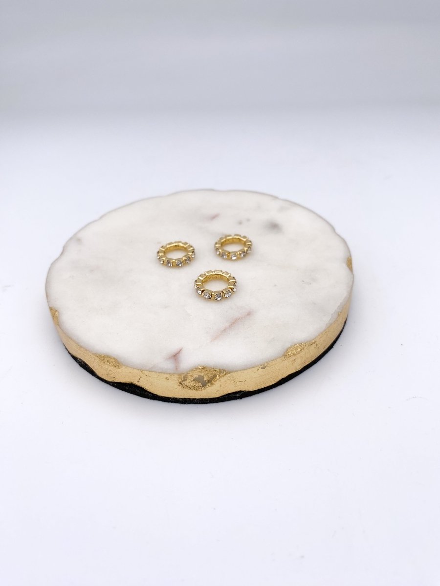 Tova Set of 3 Crystal Spacers - Macoma Boutique310 Accessories/Jewelry