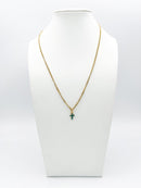 Tova Single Mini Cross Necklace in Zircon - Macoma Boutique310 Accessories/Jewelry