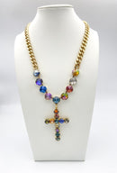 Tova Sofitella Necklace in Navy Mix - Macoma Boutique310 Accessories/Jewelry
