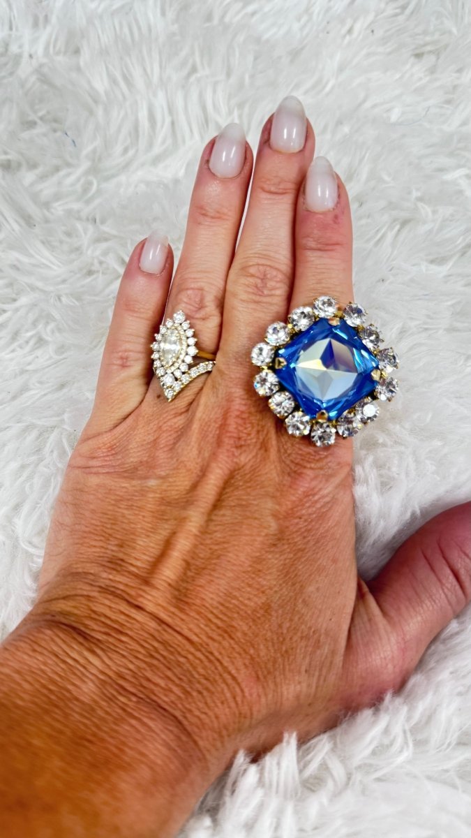 Tova Sylvia Ring In Ultra Veri Peri - Macoma Boutique310 Accessories/Jewelry
