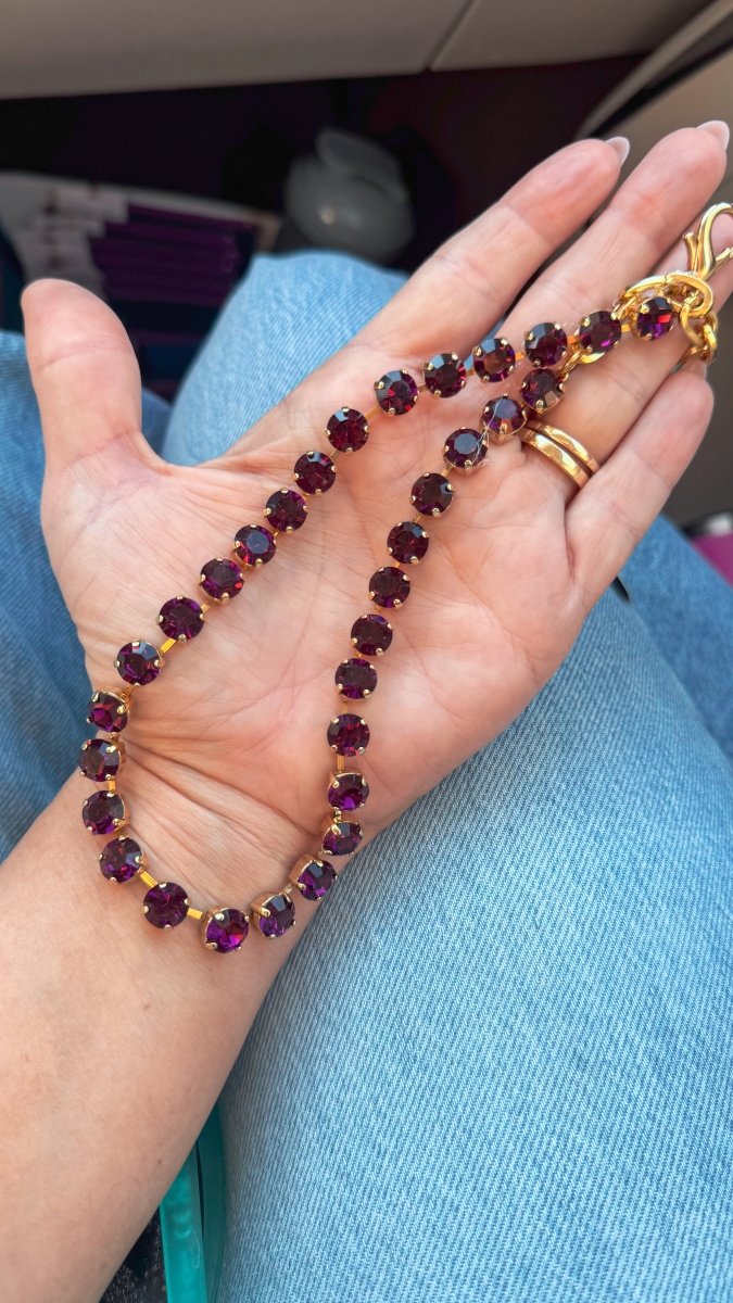 Tova Tova Oakland Necklace In Amethyst - Macoma Boutique310 Accessories/Jewelry