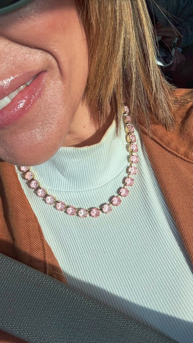 Tova Tova Oakland Necklace In Petal Pink - Macoma Boutique