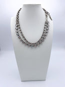 Tova Treyvon Necklace in Antique Silver Clear - Macoma Boutique310 Accessories/Jewelry