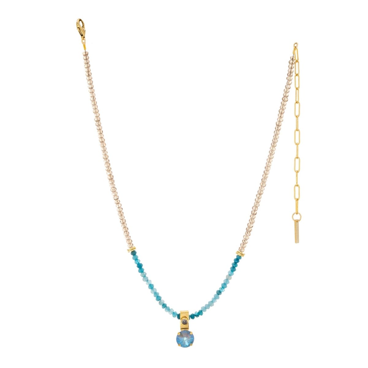 Tova Valentina Necklace in Smokey Quartz - Macoma Boutique310 Accessories/Jewelry