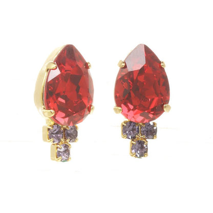 Tova Vienna Stud Earrings In Red Tanzanite - Macoma Boutique310 Accessories/Jewelry