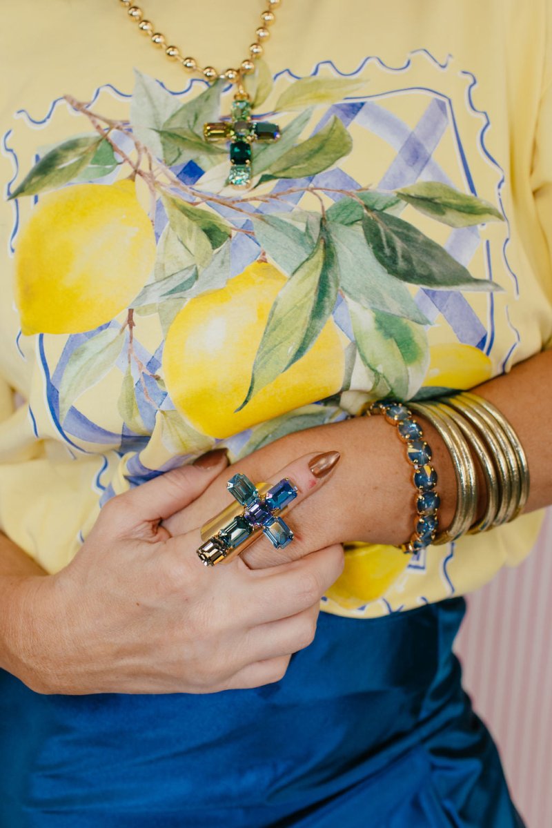 Tova Willow Ring In Skylie - Macoma Boutique310 Accessories/Jewelry