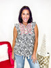 Tribal Thread Top - Reg/Curvy - FINAL SALE - Macoma Boutique100 Short Sleeve