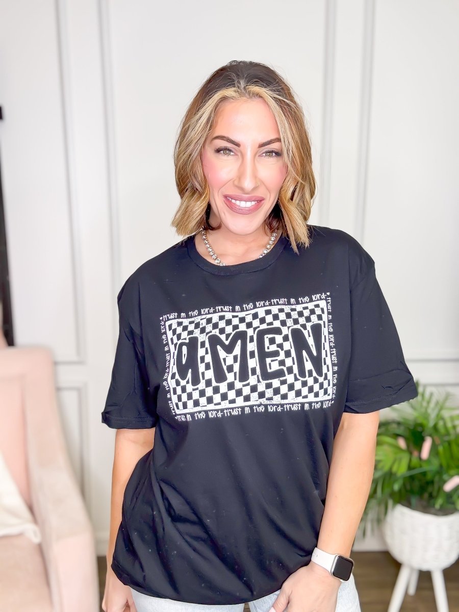 Trust In The Lord Graphic Tee - FINAL SALE - Macoma Boutique555 Presales