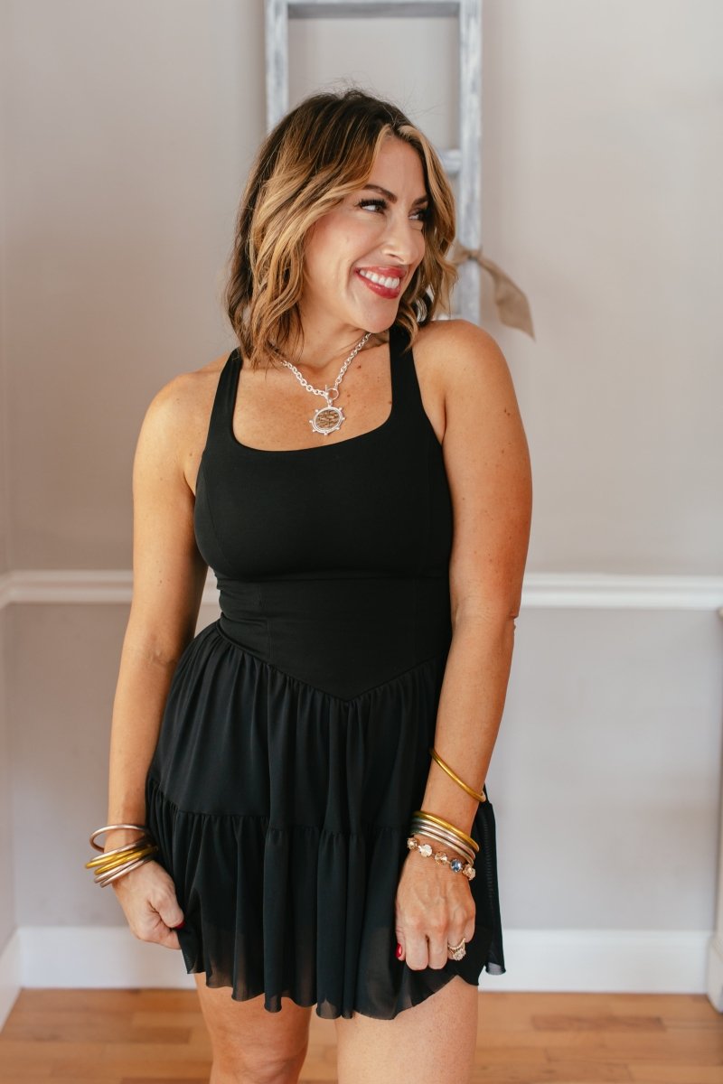 Twirl Worthy Black Dress by Macoma Boutique Medium Twirl Worthy Black Dress by Macoma Boutique Medium