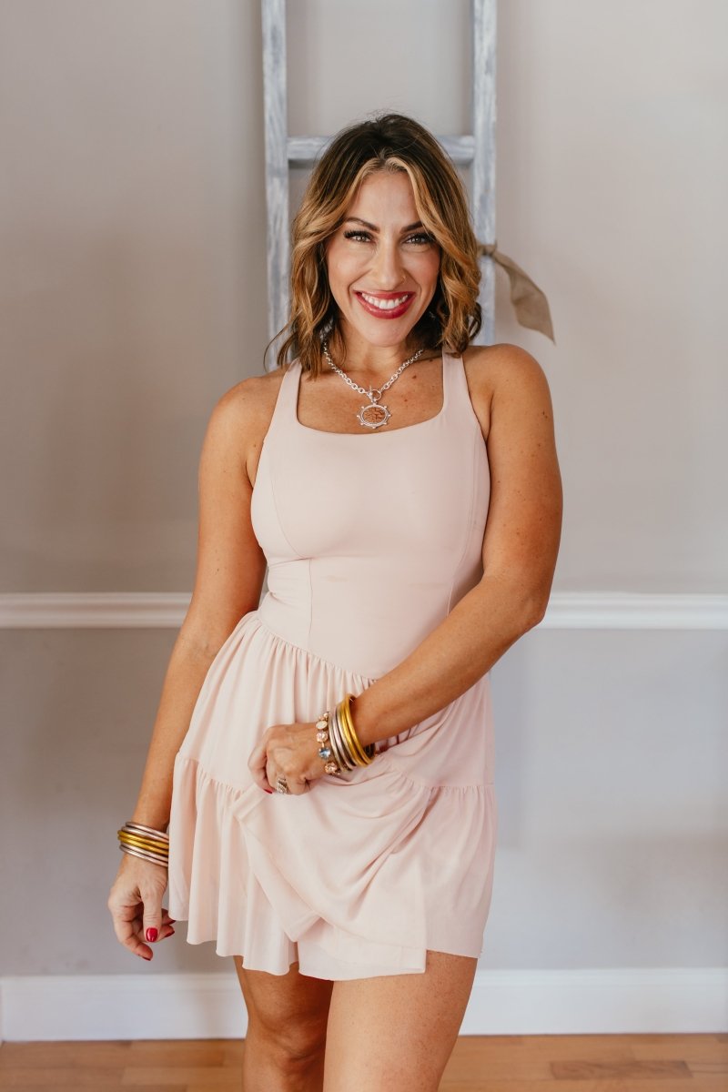 Twirl Worthy Dress In Pink - Macoma Boutique250 Dresses