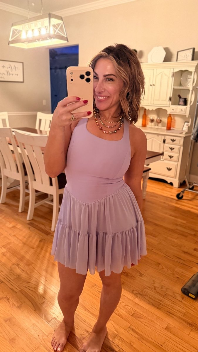 Twirl Worthy Dress In Purple - Macoma Boutique250 Dresses