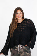 Twisted Cable Top - FINAL SALE - Macoma Boutique120 Long Sleeve